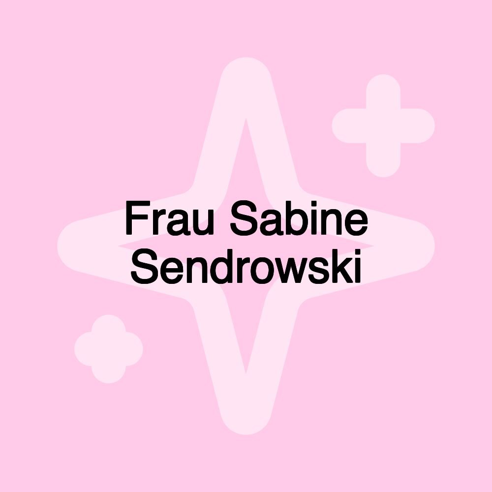 Frau Sabine Sendrowski