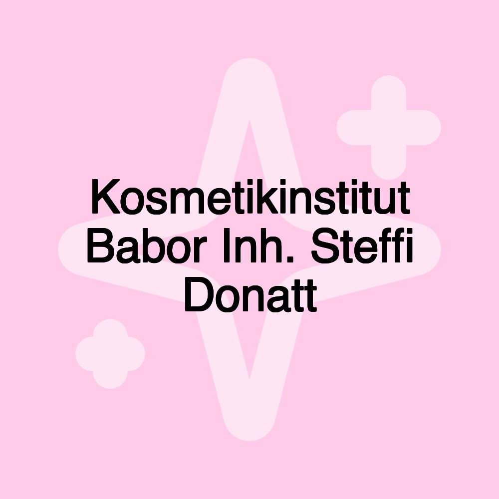 Kosmetikinstitut Babor Inh. Steffi Donatt