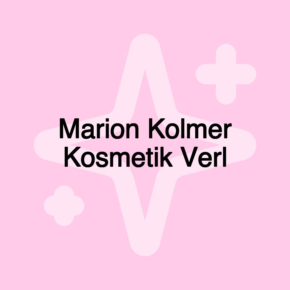 Marion Kolmer Kosmetik Verl