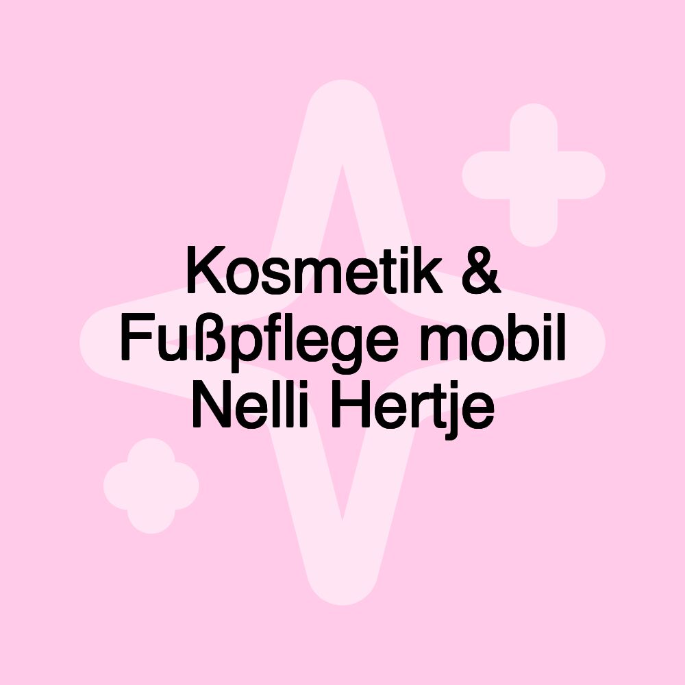 Kosmetik & Fußpflege mobil Nelli Hertje