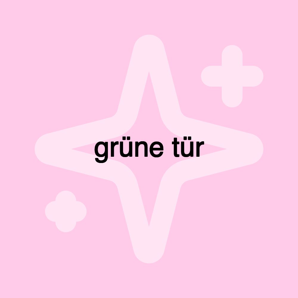 grüne tür