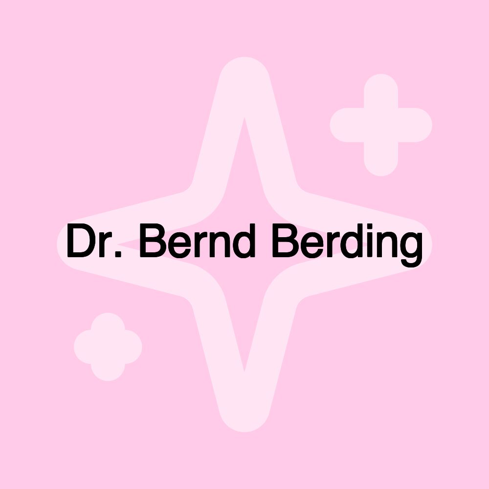 Dr. Bernd Berding