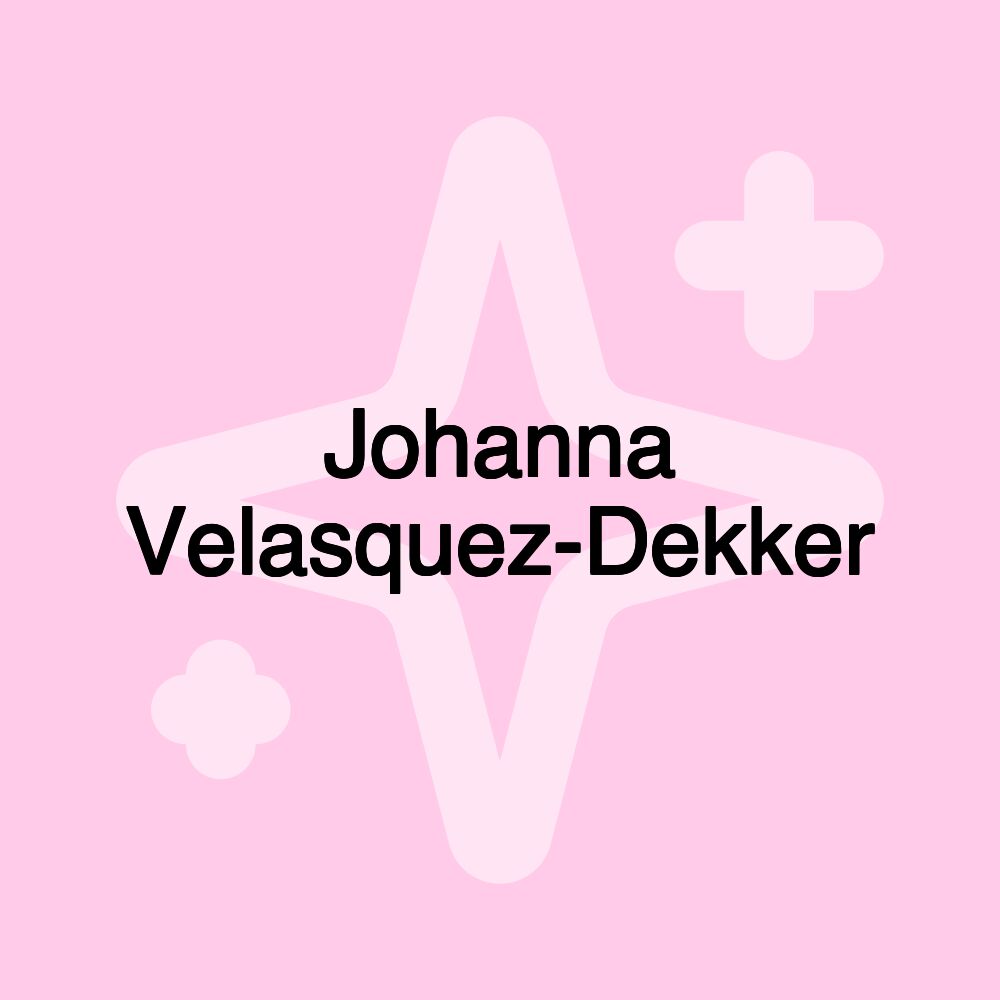 Johanna Velasquez-Dekker