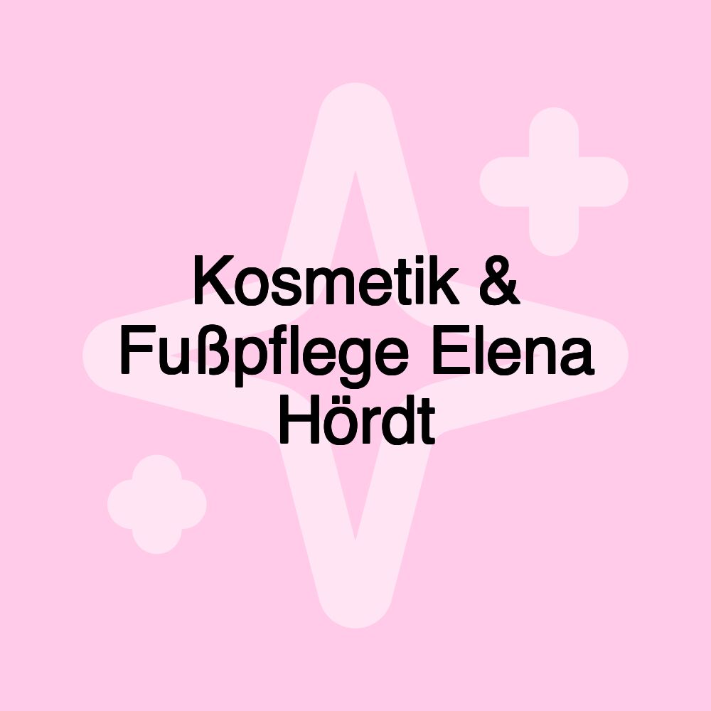 Kosmetik & Fußpflege Elena Hördt