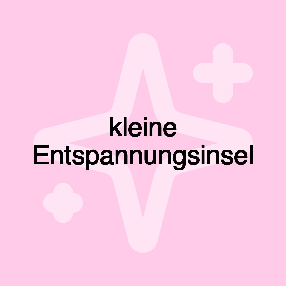 kleine Entspannungsinsel