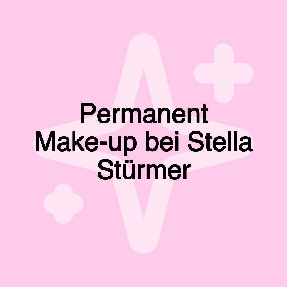 Permanent Make-up bei Stella Stürmer