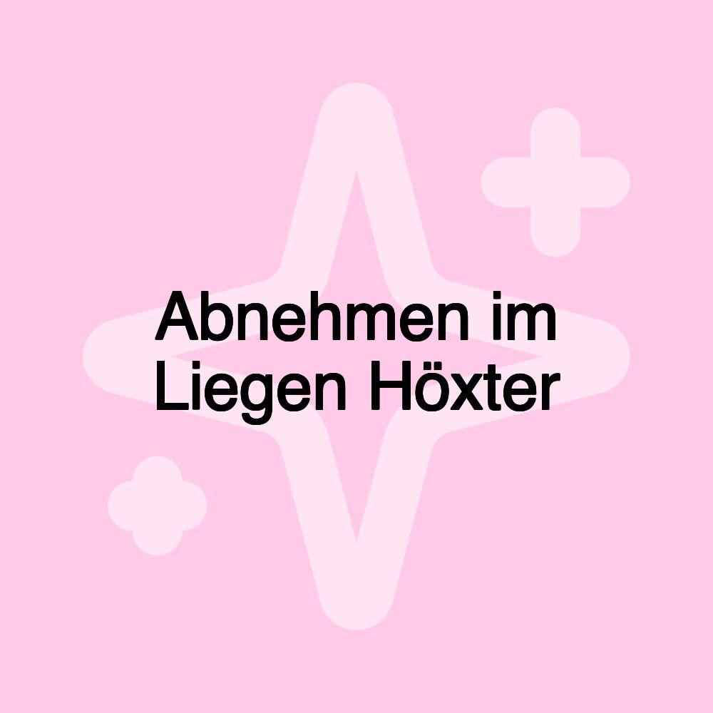 Abnehmen im Liegen Höxter