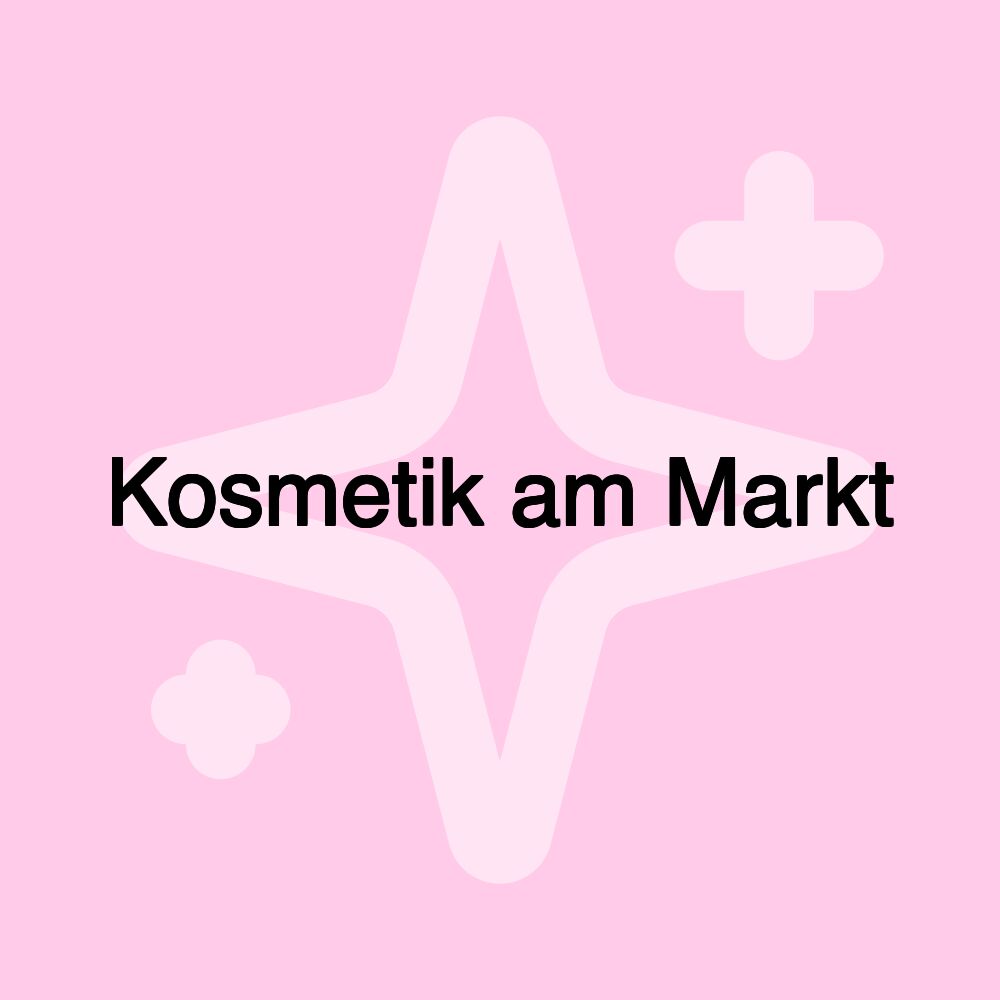 Kosmetik am Markt