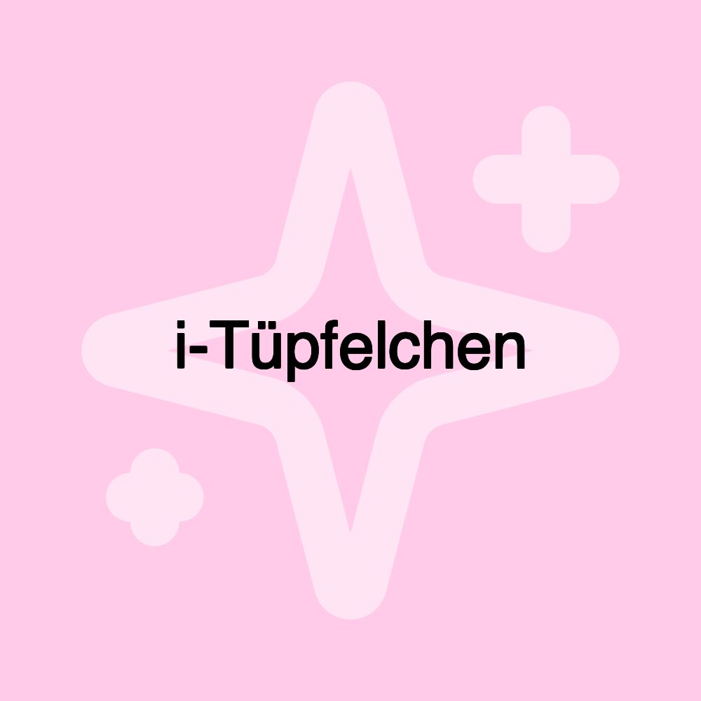 i-Tüpfelchen