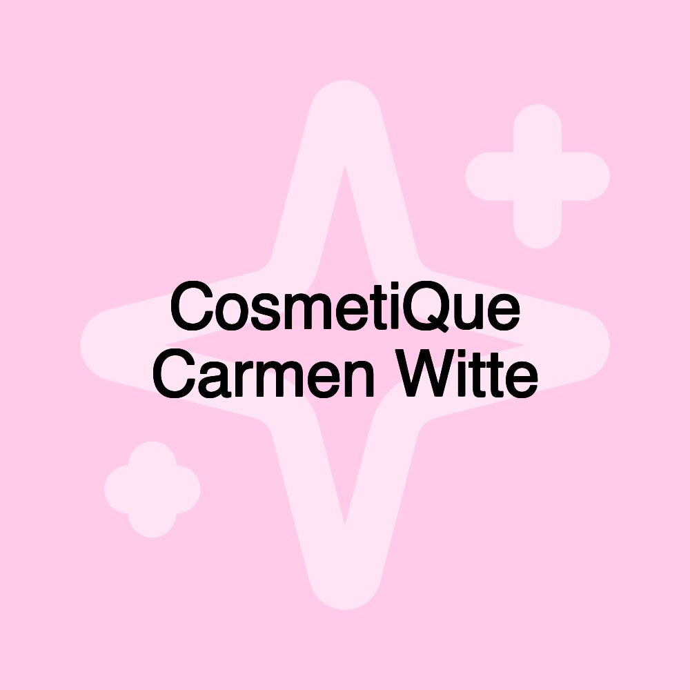 CosmetiQue Carmen Witte