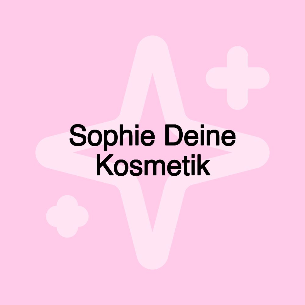 Sophie Deine Kosmetik