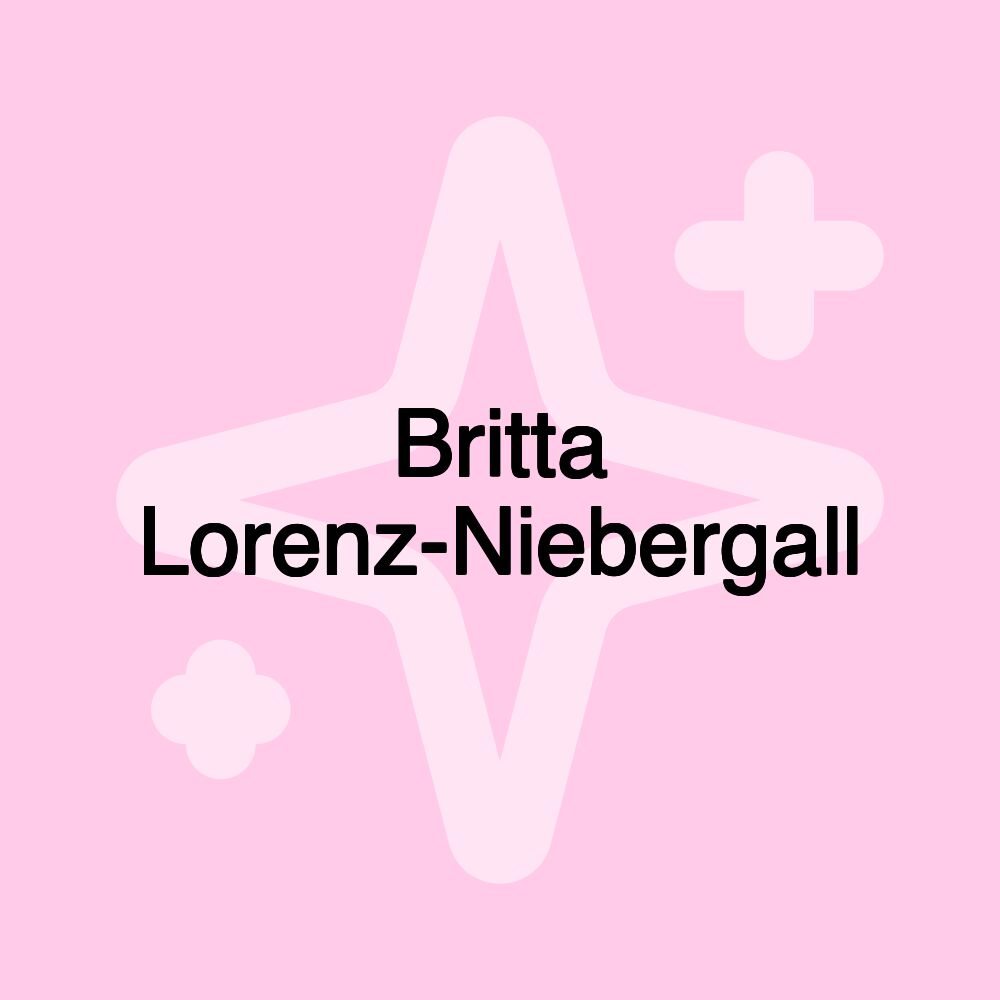 Britta Lorenz-Niebergall