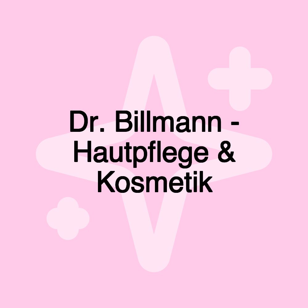 Dr. Billmann - Hautpflege & Kosmetik