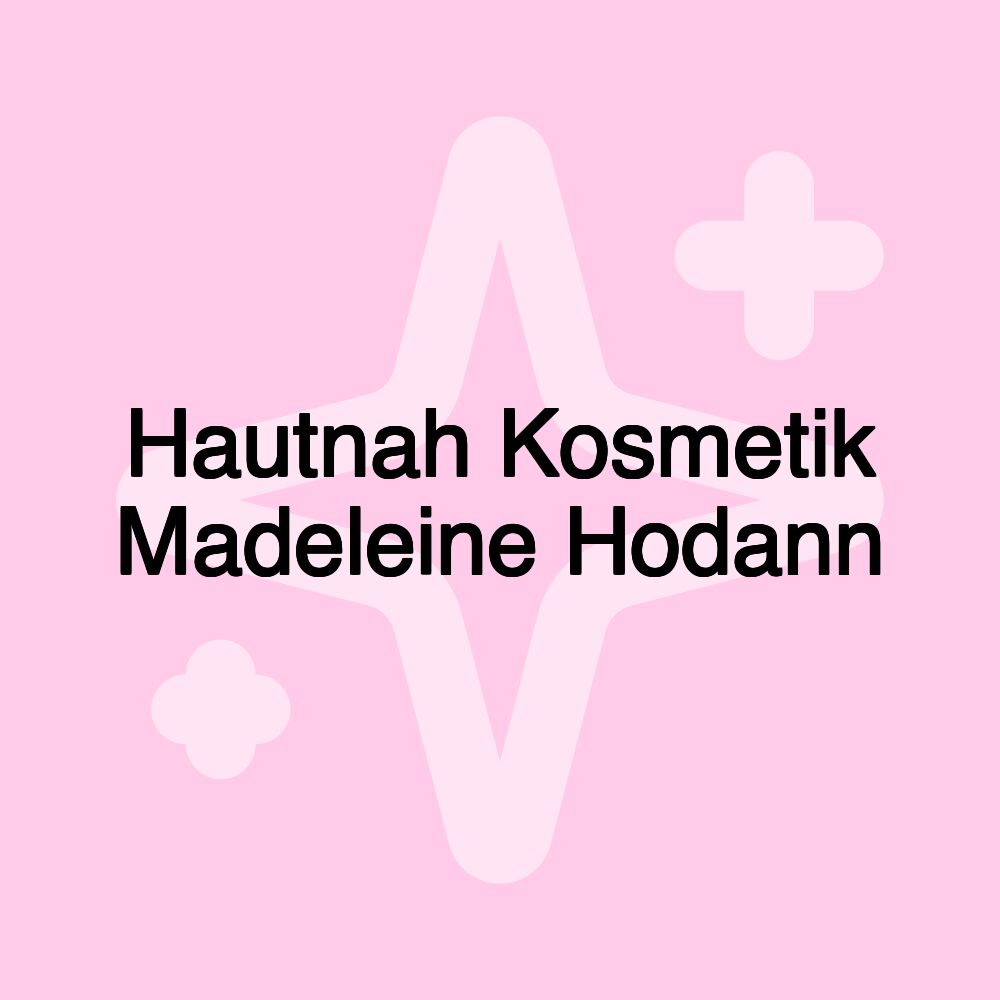 Hautnah Kosmetik Madeleine Hodann