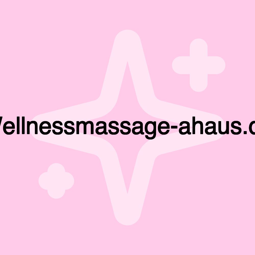 Wellnessmassage-ahaus.de