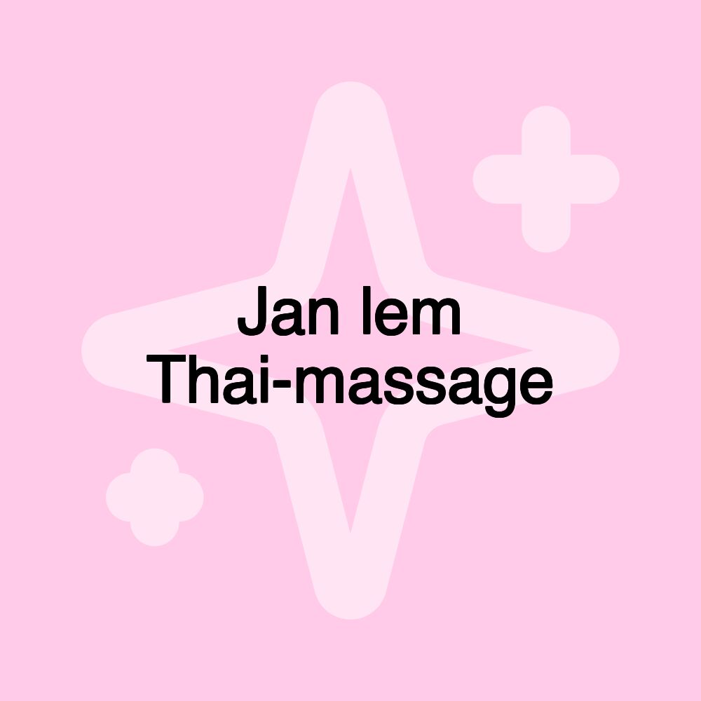 Jan lem Thai-massage