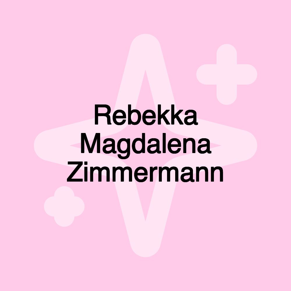 Rebekka Magdalena Zimmermann