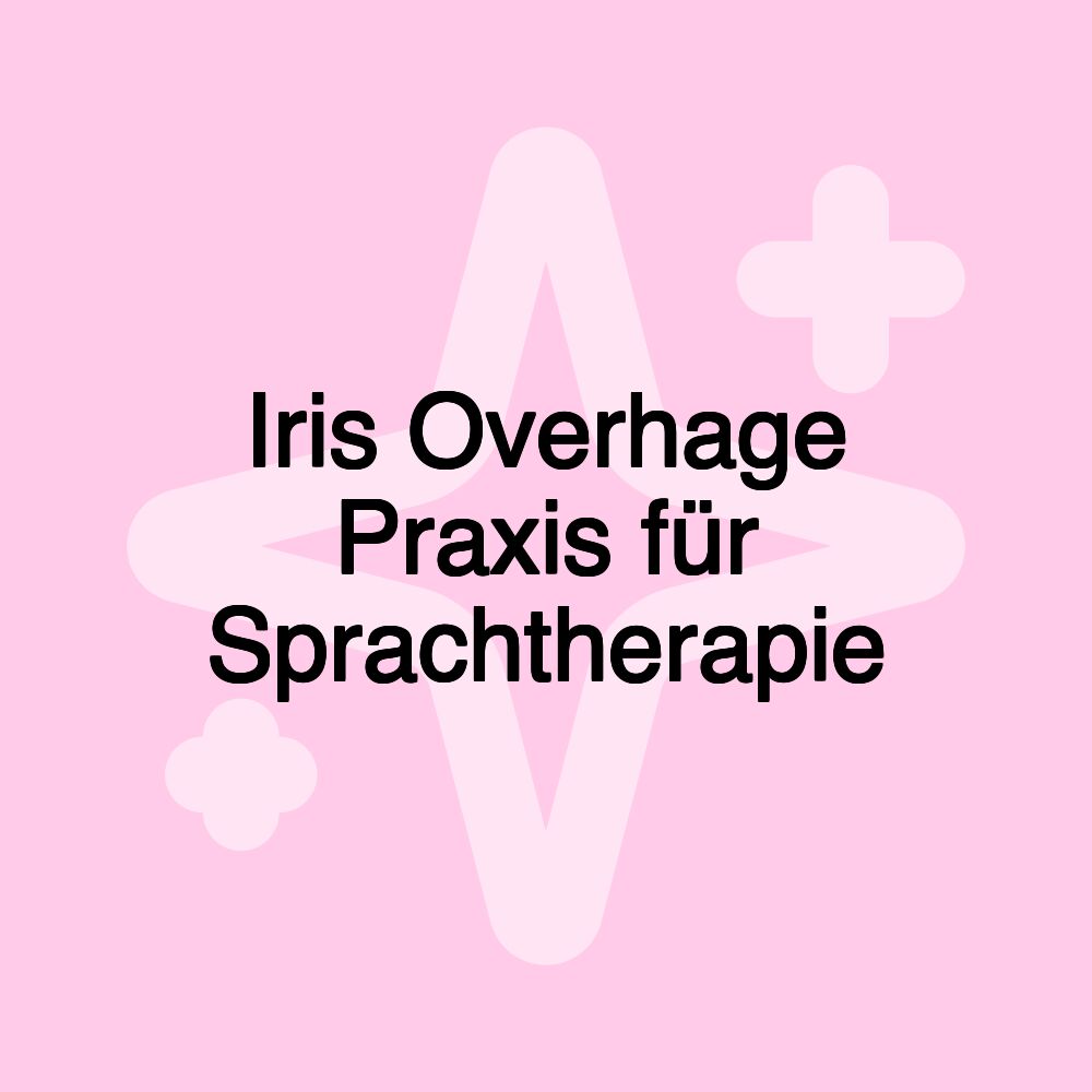 Iris Overhage Praxis für Sprachtherapie