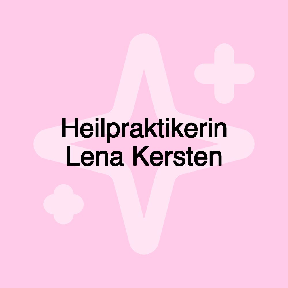 Heilpraktikerin Lena Kersten