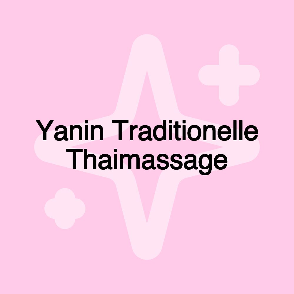 Yanin Traditionelle Thaimassage