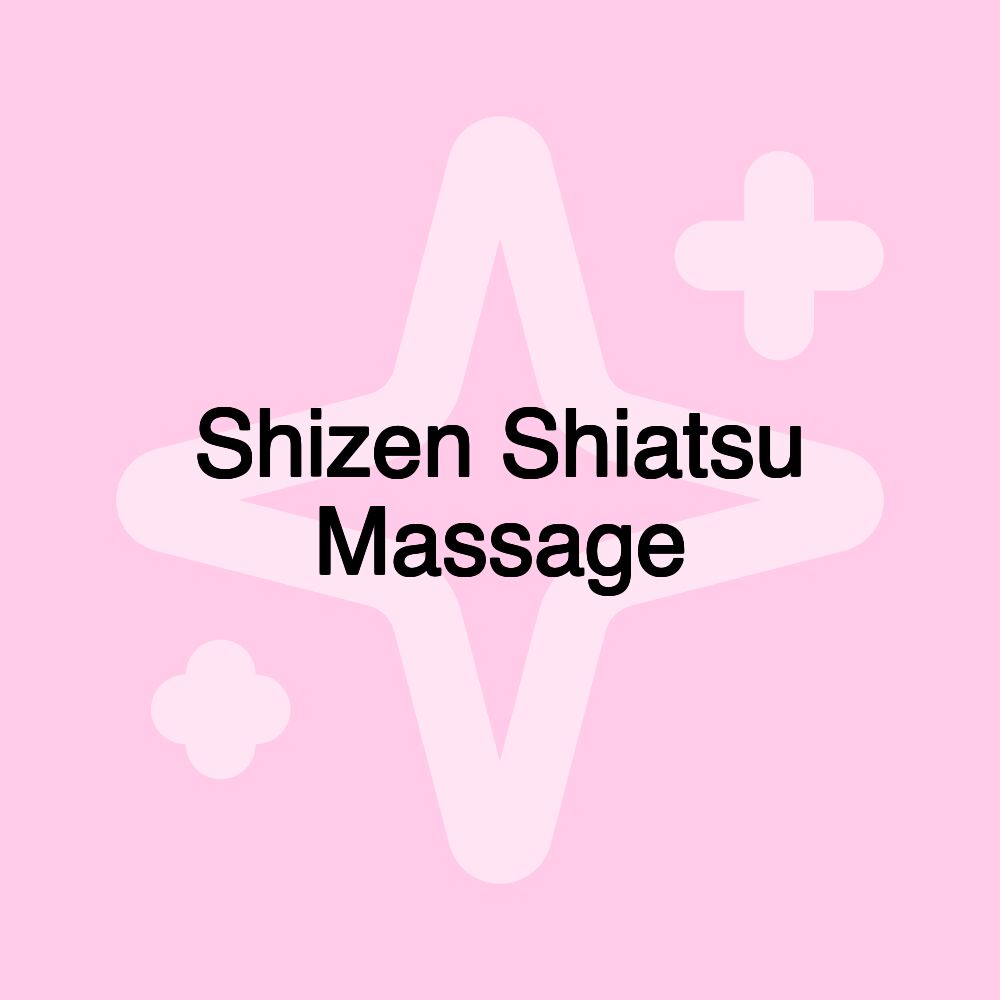 Shizen Shiatsu Massage