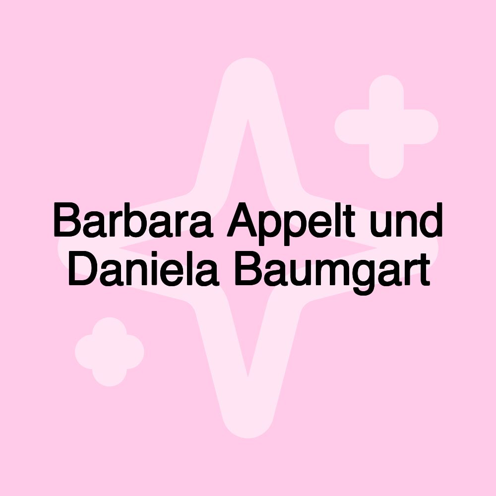 Barbara Appelt und Daniela Baumgart