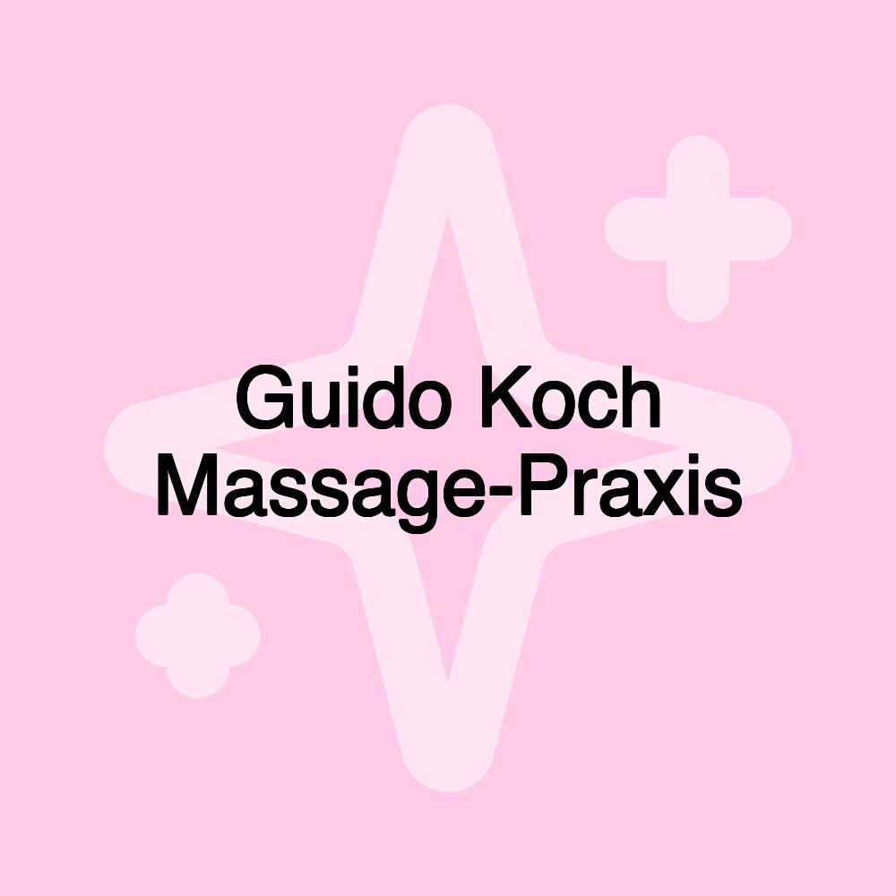 Guido Koch Massage-Praxis