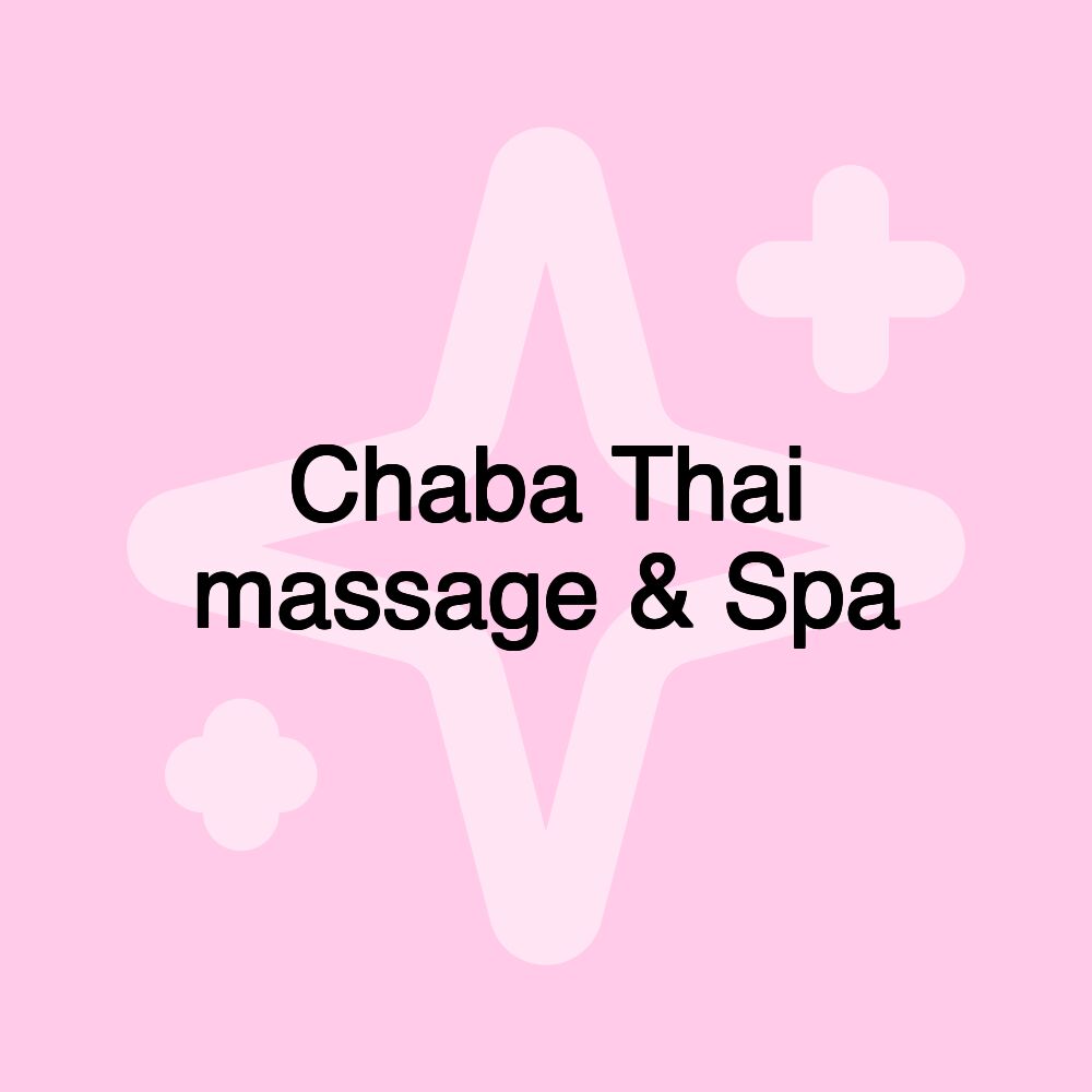 Chaba Thai massage & Spa