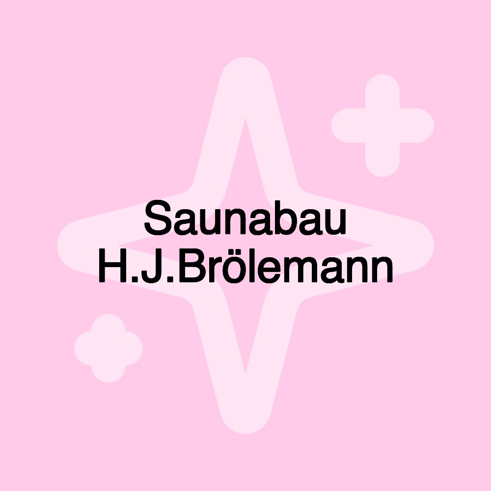 Saunabau H.J.Brölemann