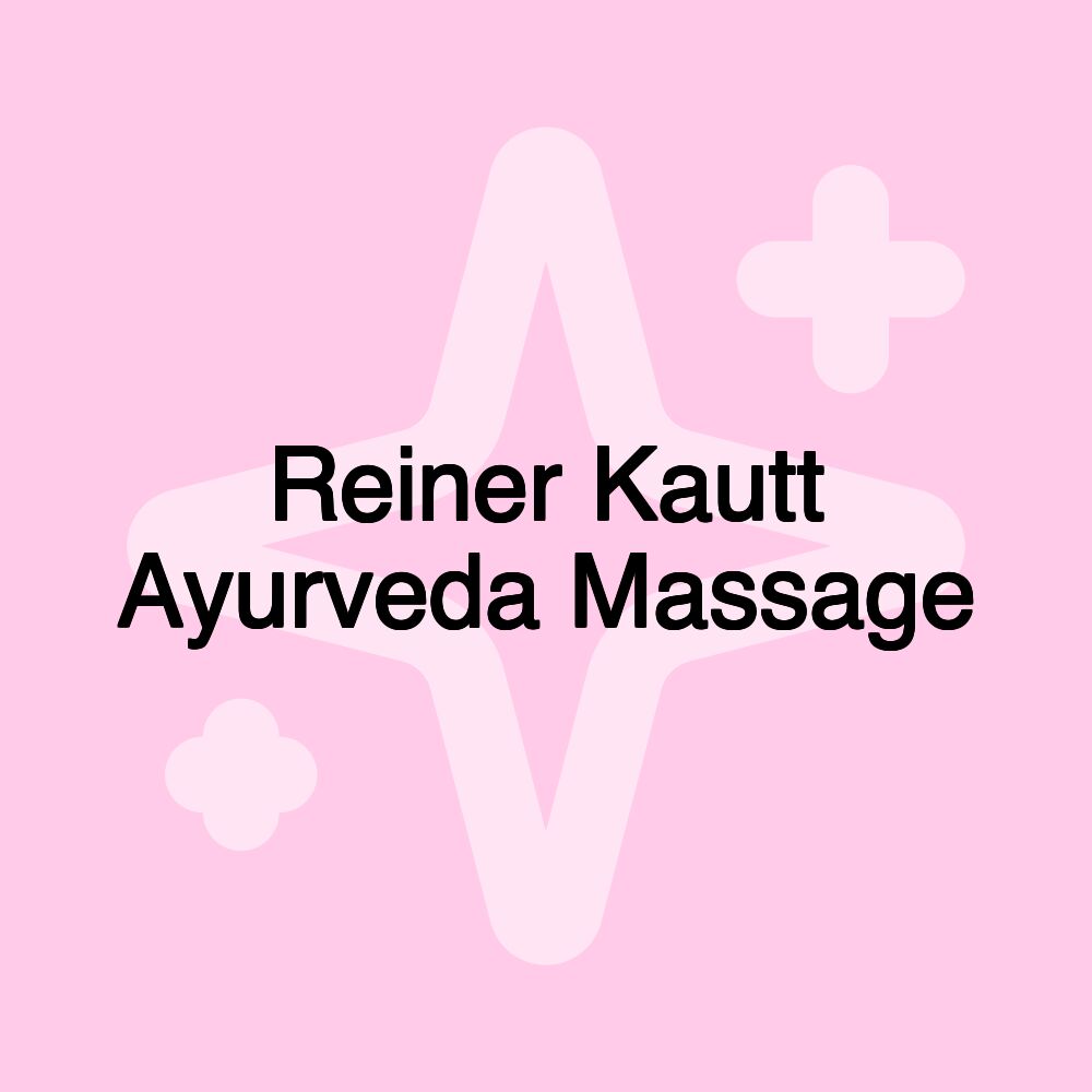 Reiner Kautt Ayurveda Massage