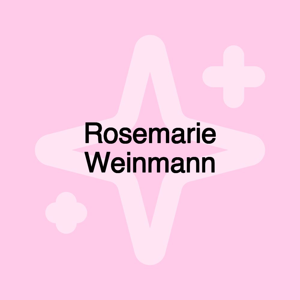 Rosemarie Weinmann