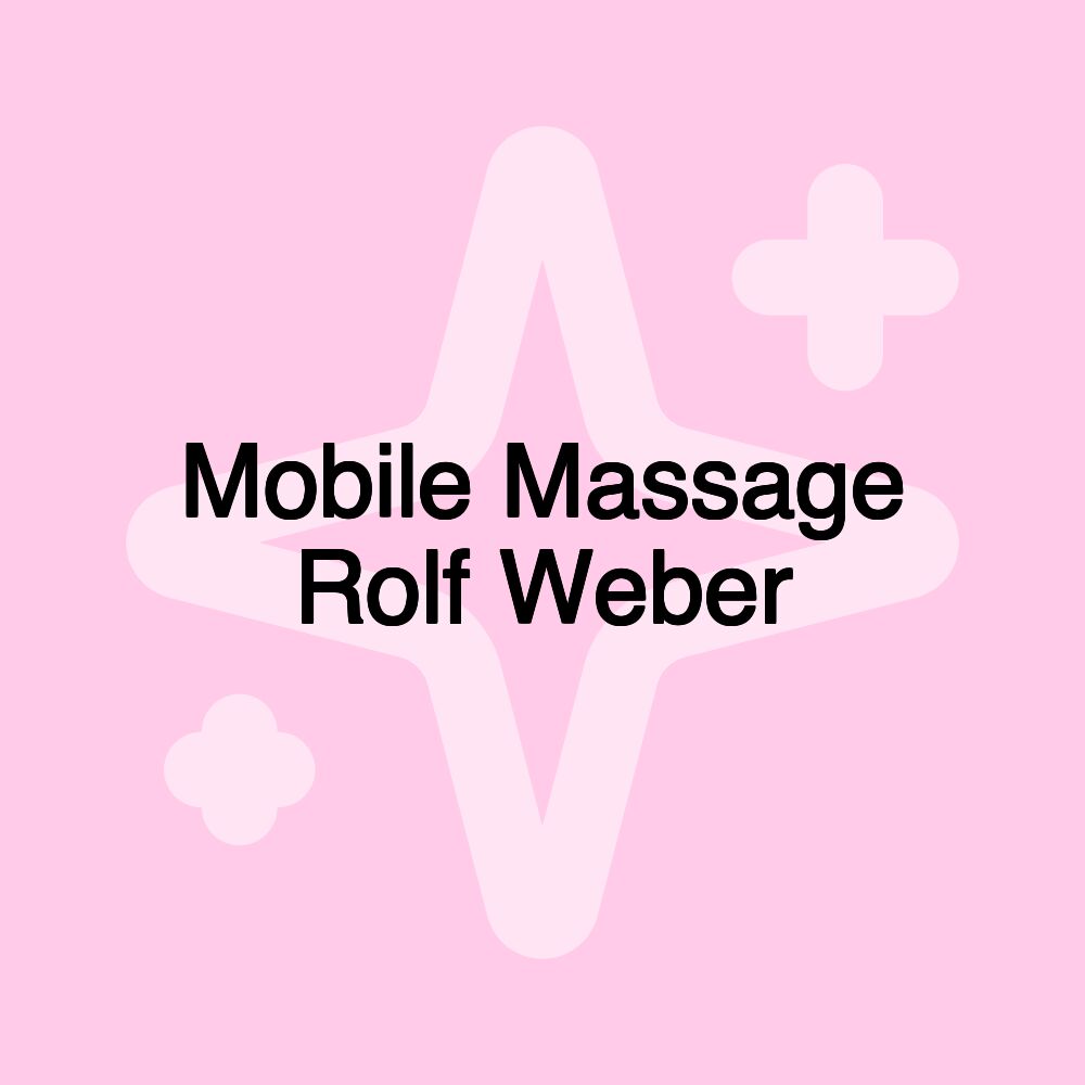 Mobile Massage Rolf Weber