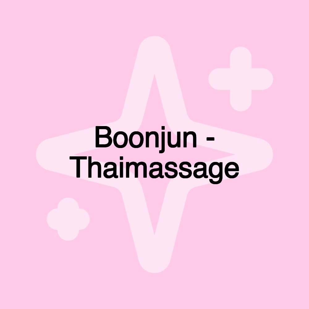 Boonjun - Thaimassage