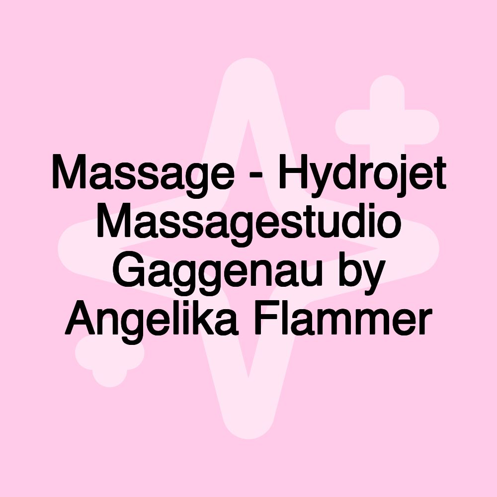 Massage - Hydrojet Massagestudio Gaggenau by Angelika Flammer