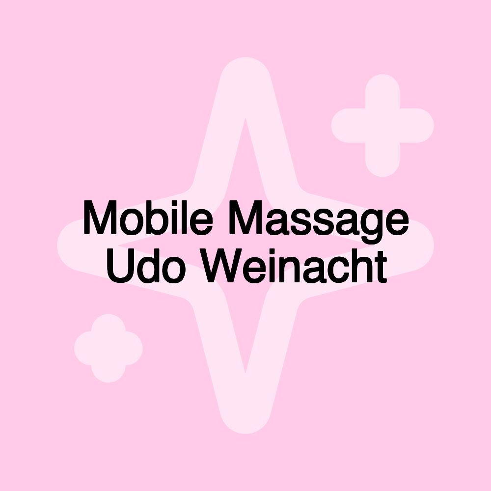 Mobile Massage Udo Weinacht