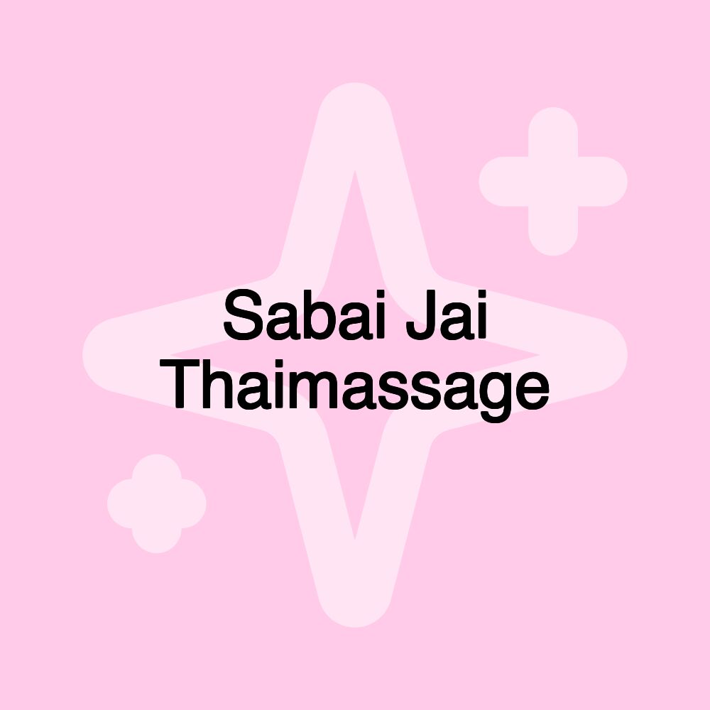 Sabai Jai Thaimassage