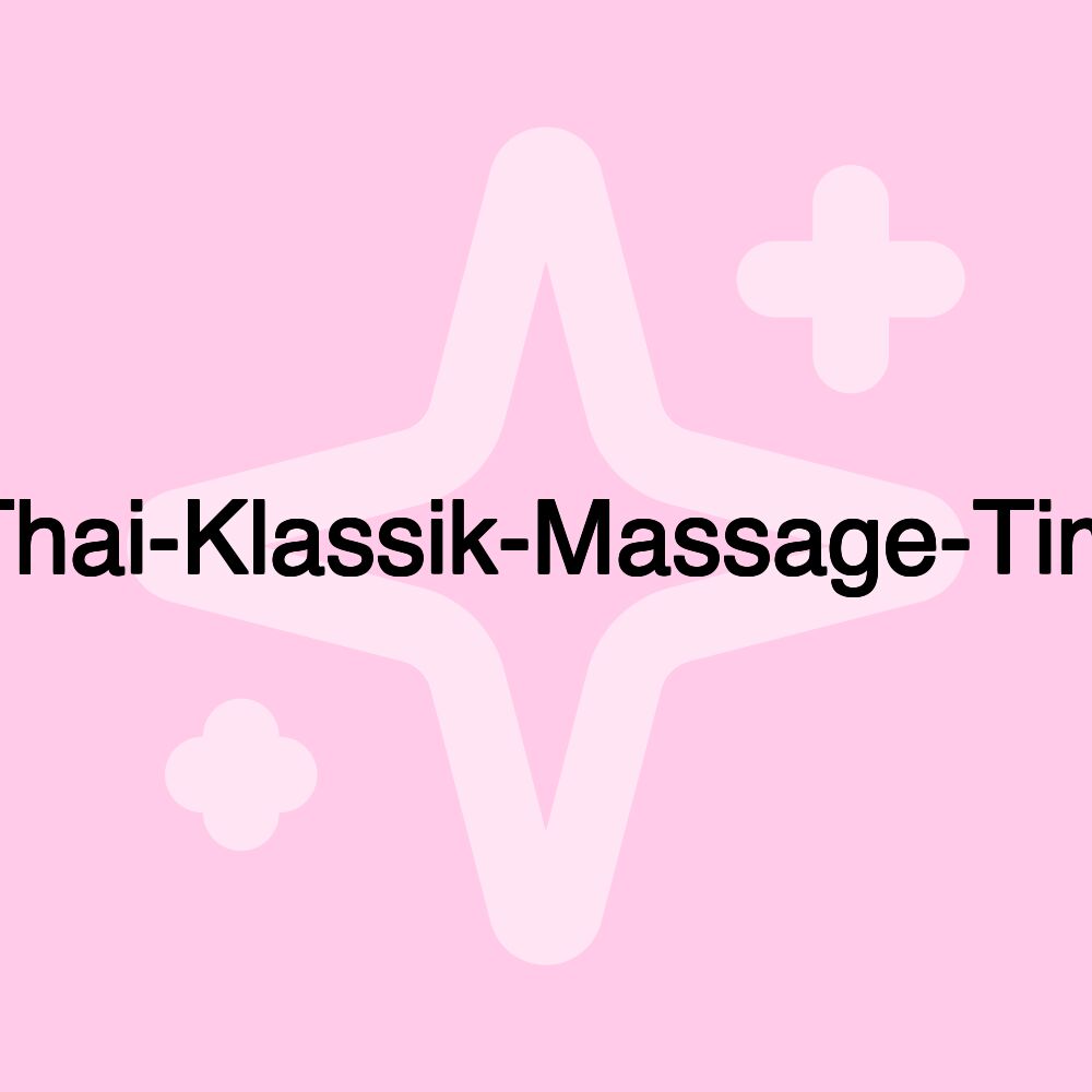 Thai-Klassik-Massage-Tim