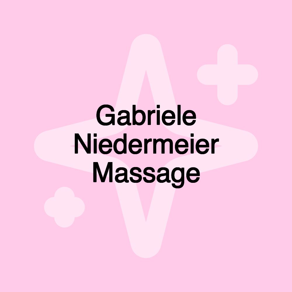 Gabriele Niedermeier Massage