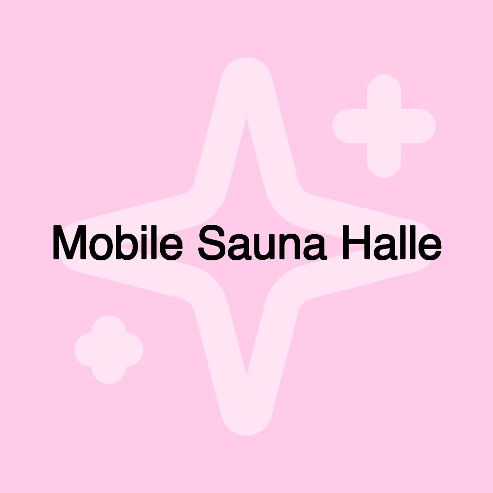 Mobile Sauna Halle