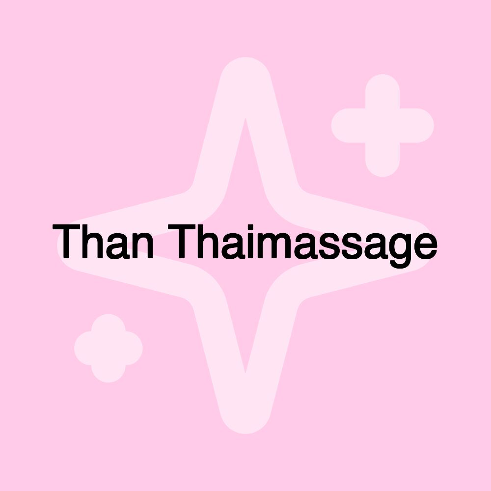 Than Thaimassage