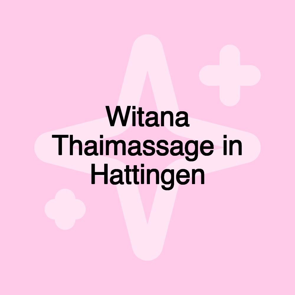 Witana Thaimassage in Hattingen