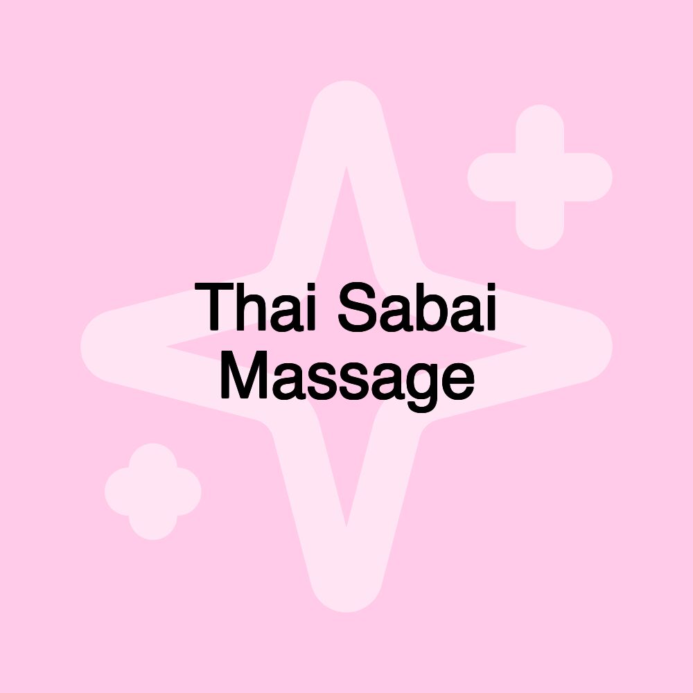 Thai Sabai Massage