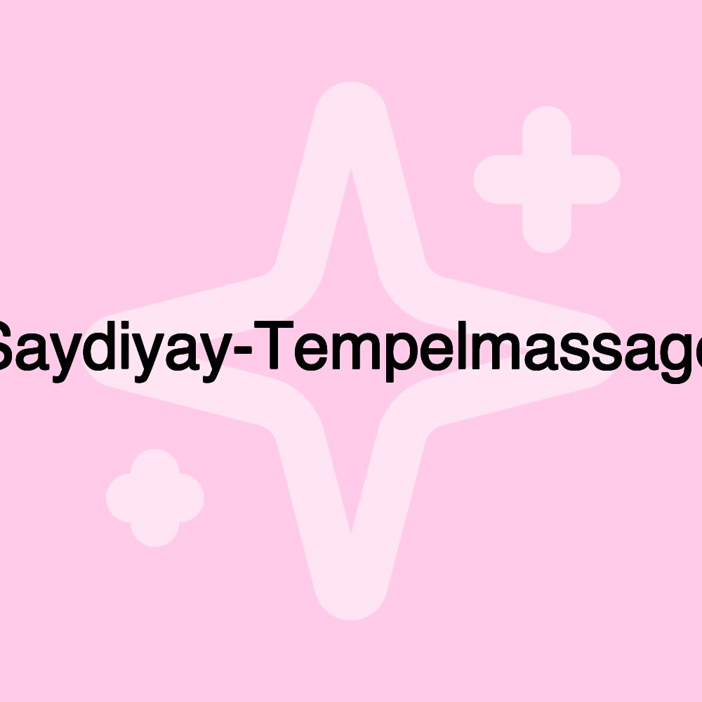 Saydiyay-Tempelmassage