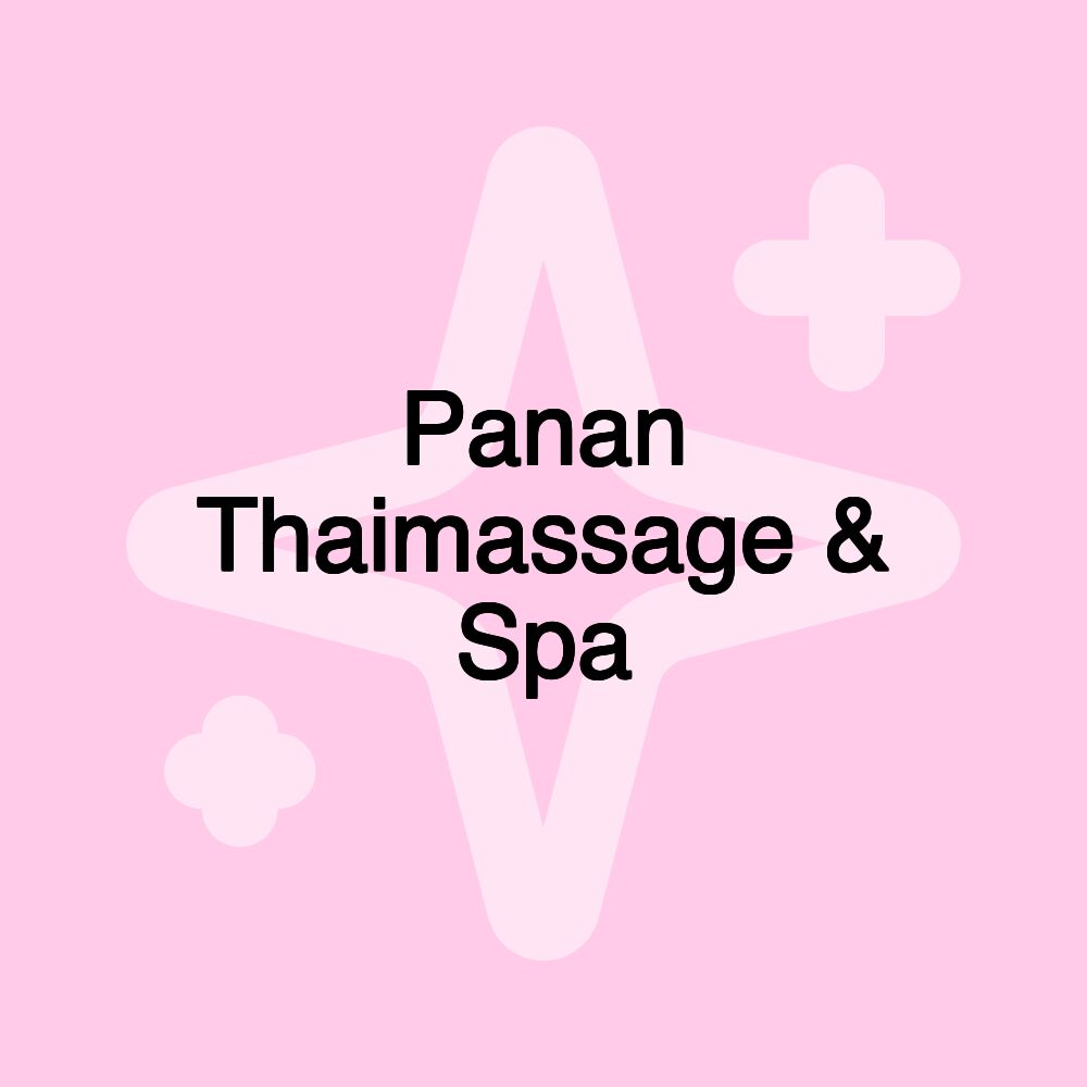 Panan Thaimassage & Spa