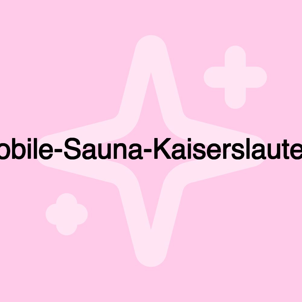 Mobile-Sauna-Kaiserslautern