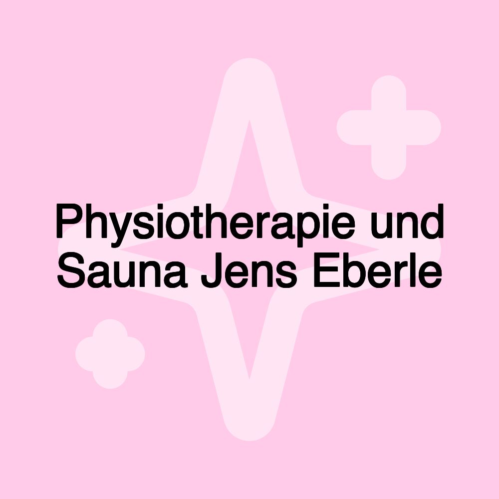 Physiotherapie und Sauna Jens Eberle