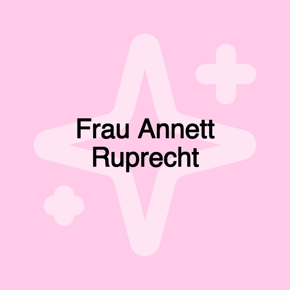 Frau Annett Ruprecht