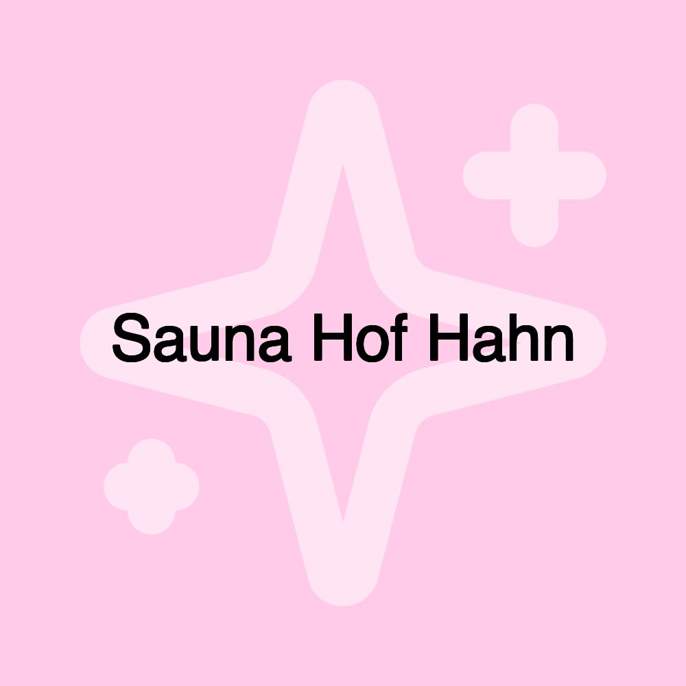 Sauna Hof Hahn