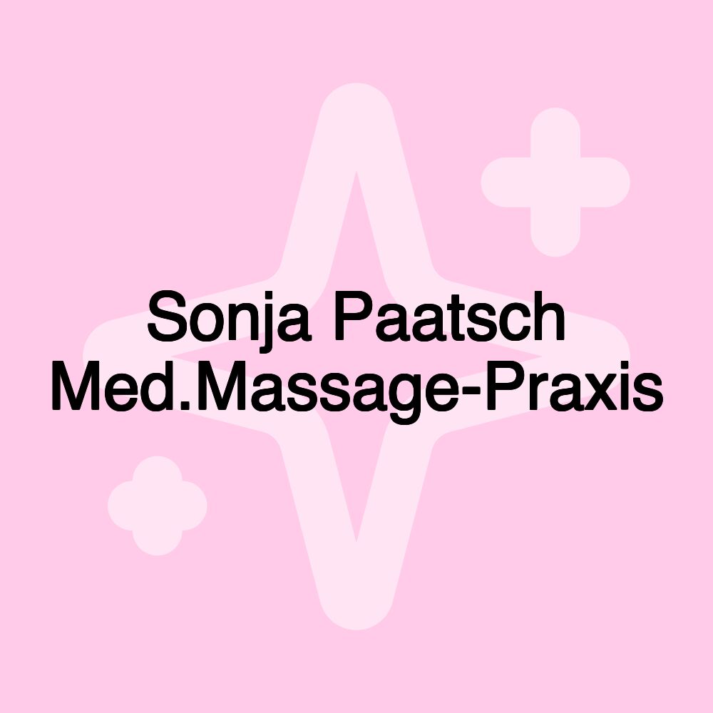 Sonja Paatsch Med.Massage-Praxis