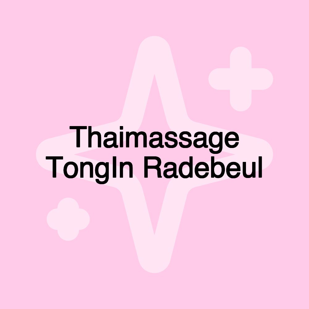 Thaimassage TongIn Radebeul